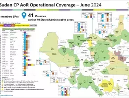 Child Protection AoR Operational Presence  - June 2024