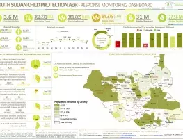 South Sudan Child Protection AoR Response Dashboard - 2024